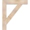 Ekena Millwork Traditional Block Smooth Bracket, Douglas Fir, 5 1/2"W x 34"D x 40"H BKT06X34X40TRA05SDF - alternate 2